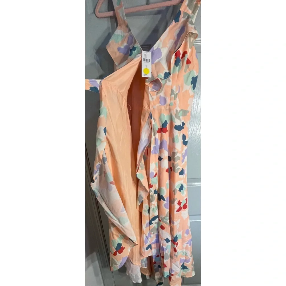 Anthropologie Hutch Garden Party Wrap Midi Dress NWT Size Small - Picture 9 of 15
